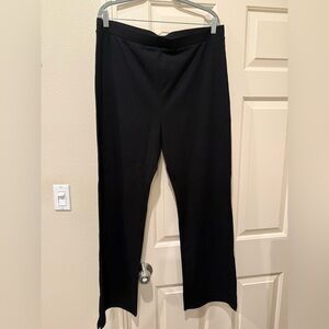 Black Wide-Leg Pants